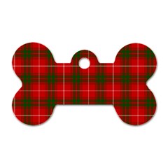 Prince of Rothesay Tartan Dog Tag Bone (Two Sides) from ArtsNow.com Back