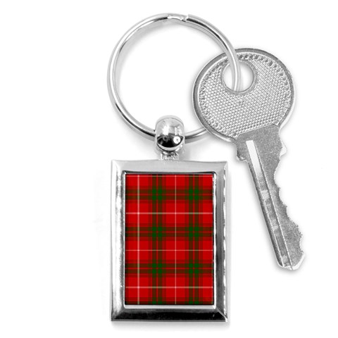Prince of Rothesay Tartan Key Chain (Rectangle) from ArtsNow.com Front