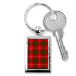 Prince of Rothesay Tartan Key Chain (Rectangle)
