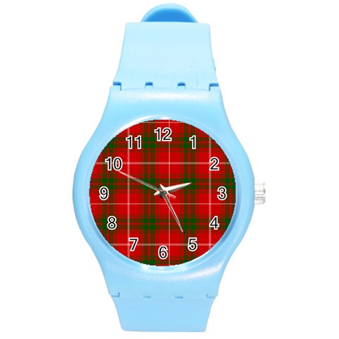 Prince of Rothesay Tartan Round Plastic Sport Watch (M) from ArtsNow.com Front