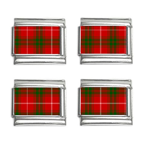 Prince of Rothesay Tartan 9mm Italian Charm (4 pack) from ArtsNow.com Front