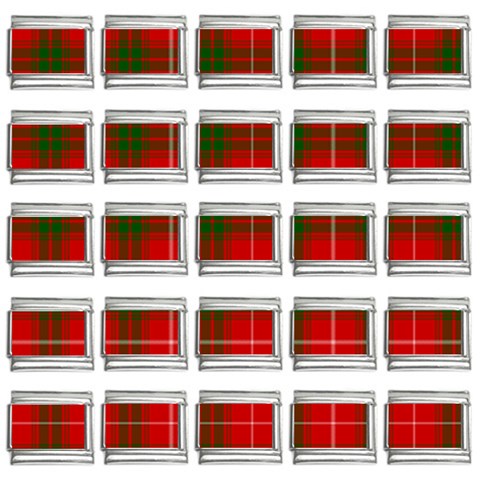 Prince of Rothesay Tartan 9mm Italian Charm (25 pack) from ArtsNow.com Front