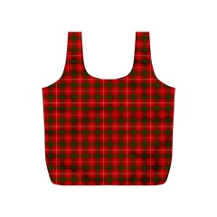 Prince of Rothesay Tartan Full Print Recycle Bag (S) from ArtsNow.com Front