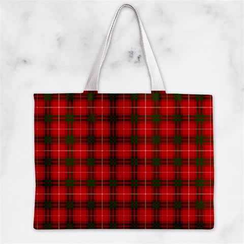 Prince of Rothesay Tartan Zipper Mini Tote Bag from ArtsNow.com Front