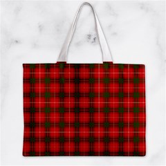 Prince of Rothesay Tartan Zipper Mini Tote Bag from ArtsNow.com Back