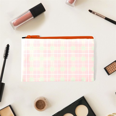 Prince of Rothesay Tartan Canvas Cosmetic Bag (XS) from ArtsNow.com Front