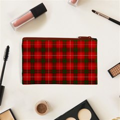 Prince of Rothesay Tartan Canvas Cosmetic Bag (XS) from ArtsNow.com Back