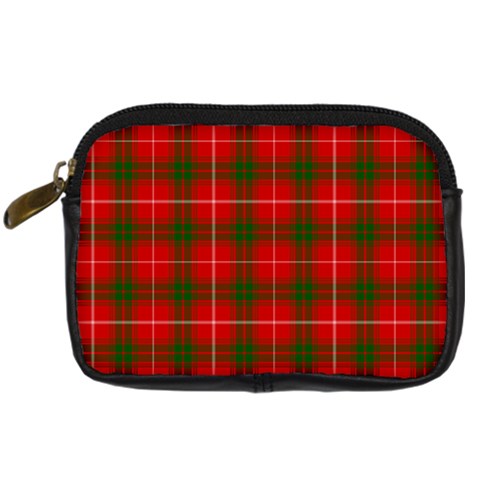 Prince of Rothesay Tartan Digital Camera Leather Case from ArtsNow.com Front