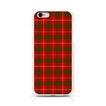 Prince of Rothesay Tartan Apple iPhone 6/6S Silicone Case (Transparent)