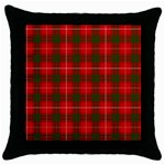 Prince of Rothesay Tartan Throw Pillow Case (Black)