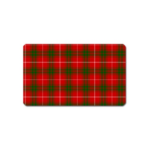 Prince of Rothesay Tartan Magnet (Name Card) from ArtsNow.com Front