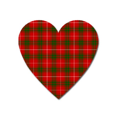 Prince of Rothesay Tartan Magnet (Heart) from ArtsNow.com Front