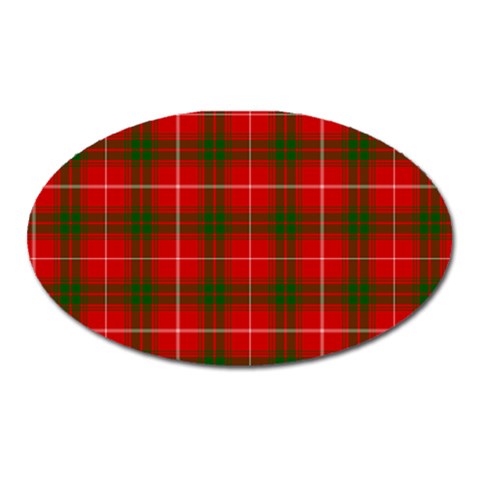 Prince of Rothesay Tartan Magnet (Oval) from ArtsNow.com Front