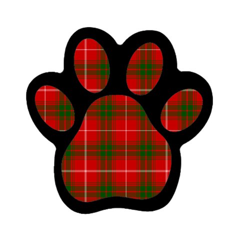 Prince of Rothesay Tartan Magnet (Paw Print) from ArtsNow.com Front
