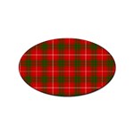 Prince of Rothesay Tartan Sticker Oval (100 pack)