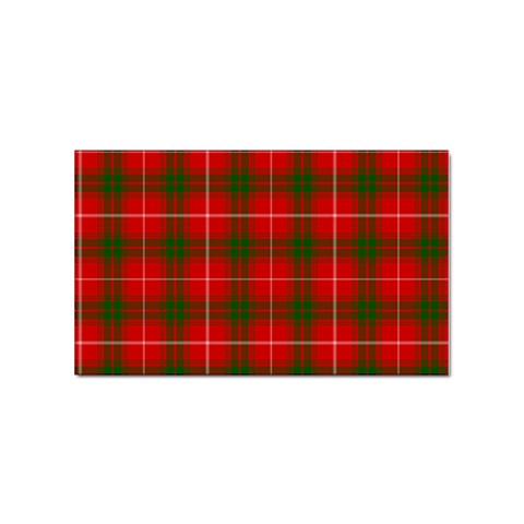 Prince of Rothesay Tartan Sticker Rectangular (10 pack) from ArtsNow.com Front