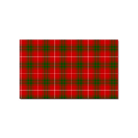 Prince of Rothesay Tartan Sticker Rectangular (100 pack) from ArtsNow.com Front