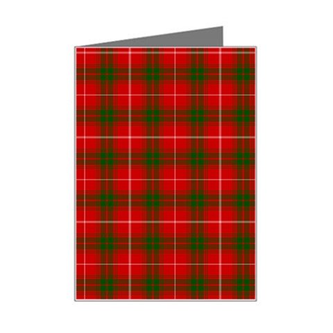 Prince of Rothesay Tartan Mini Greeting Card from ArtsNow.com Left