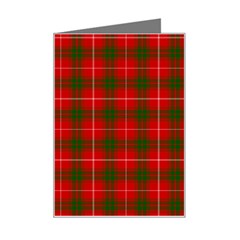 Prince of Rothesay Tartan Mini Greeting Card from ArtsNow.com Left