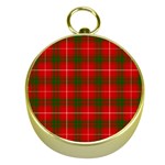 Prince of Rothesay Tartan Gold Compass