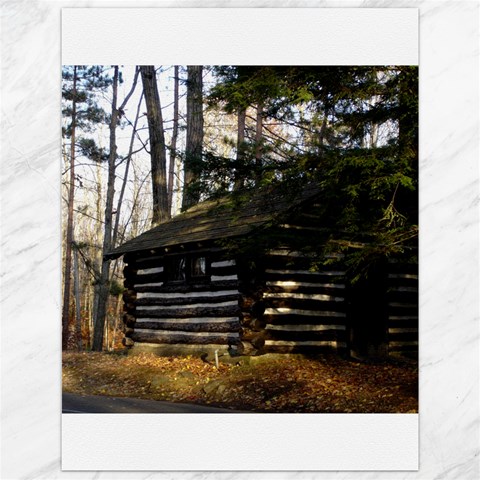 Cabin At The Pennsylvania Grand Canyon  by Ave Hurley  Canvas 12  x 16  from ArtsNow.com 11.86 x15.41  Canvas - 1