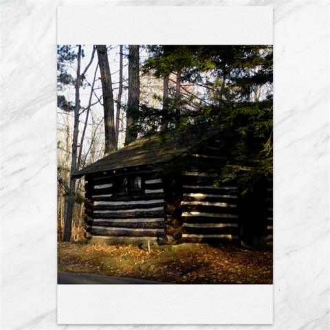 Cabin At The Pennsylvania Grand Canyon  by Ave Hurley  Canvas 12  x 18  from ArtsNow.com 11.88 x17.36  Canvas - 1