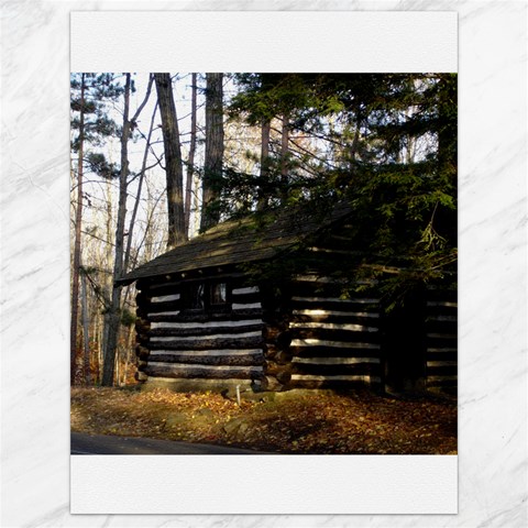 Cabin At The Pennsylvania Grand Canyon  by Ave Hurley  Canvas 18  x 24  from ArtsNow.com 17.8 x23.08  Canvas - 1
