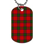 Robertson Tartan Dog Tag (One Side)
