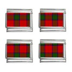 Robertson Tartan 9mm Italian Charm (4 pack)