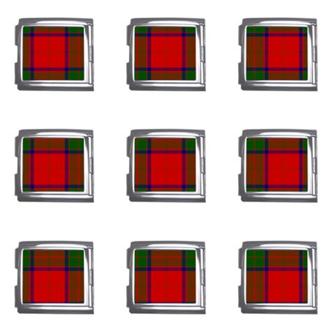 Robertson Tartan Mega Link Italian Charm (9 pack) from ArtsNow.com Front