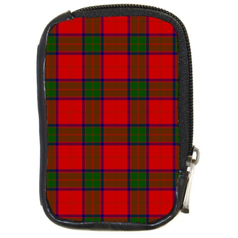 Robertson Tartan Compact Camera Leather Case from ArtsNow.com Front