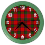 Robertson Tartan Color Wall Clock