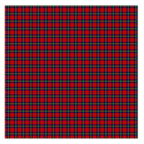 Ruthven Tartan Large Satin Scarf (Square) from ArtsNow.com Front