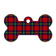 Ruthven Tartan Dog Tag Bone (Two Sides) from ArtsNow.com Back
