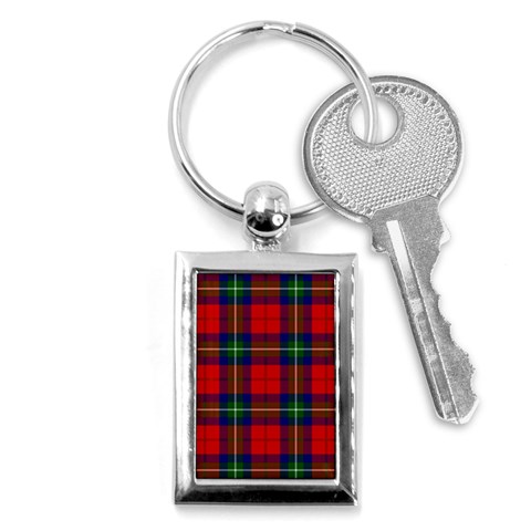 Ruthven Tartan Key Chain (Rectangle) from ArtsNow.com Front