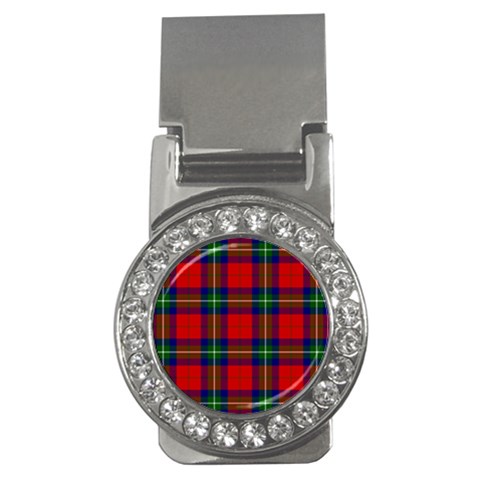 Ruthven Tartan Money Clip (CZ) from ArtsNow.com Front