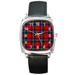 Ruthven Tartan Square Metal Watch