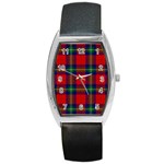 Ruthven Tartan Barrel Style Metal Watch