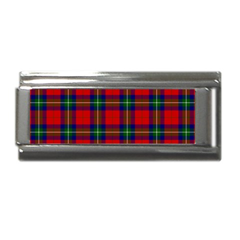 Ruthven Tartan Superlink Italian Charm (9mm) from ArtsNow.com Front