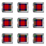 Ruthven Tartan Mega Link Italian Charm (9 pack)