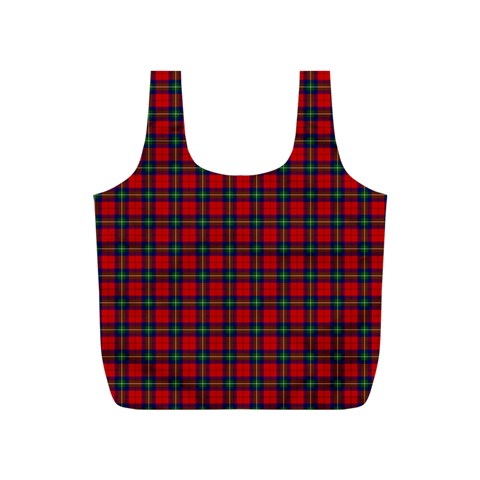 Ruthven Tartan Full Print Recycle Bag (S) from ArtsNow.com Front