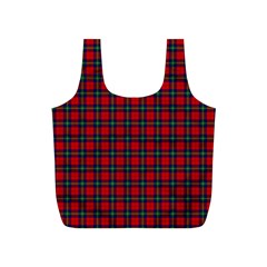 Ruthven Tartan Full Print Recycle Bag (S) from ArtsNow.com Back