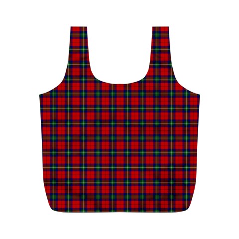 Ruthven Tartan Full Print Recycle Bag (M) from ArtsNow.com Front