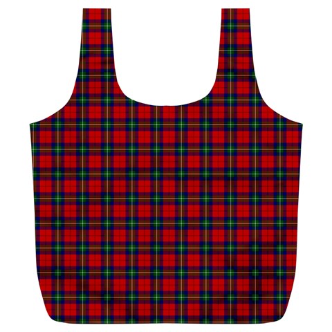 Ruthven Tartan Full Print Recycle Bag (XL) from ArtsNow.com Front