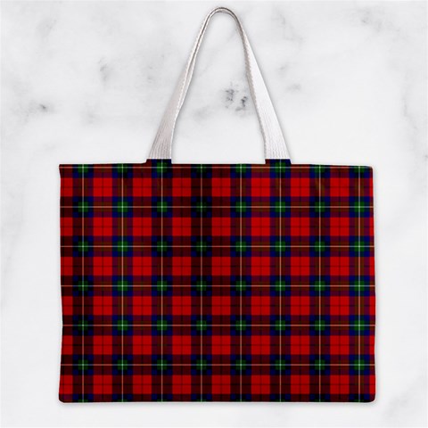 Ruthven Tartan Zipper Mini Tote Bag from ArtsNow.com Front