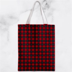 Ruthven Tartan Zipper Classic Tote Bag from ArtsNow.com Front