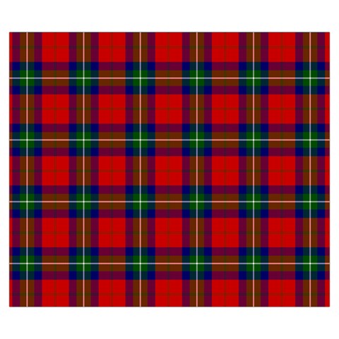 Ruthven Tartan Zipper Large Tote Bag from ArtsNow.com Front