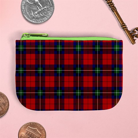 Ruthven Tartan Mini Coin Purse from ArtsNow.com Front