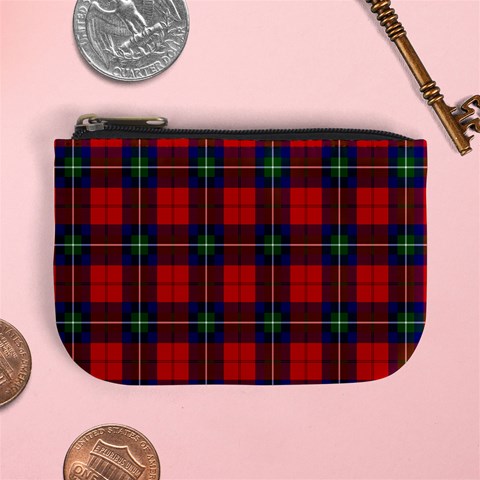 Ruthven Tartan Mini Coin Purse from ArtsNow.com Front