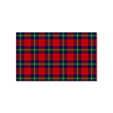 Ruthven Tartan Sticker Rectangular (10 pack) from ArtsNow.com Front